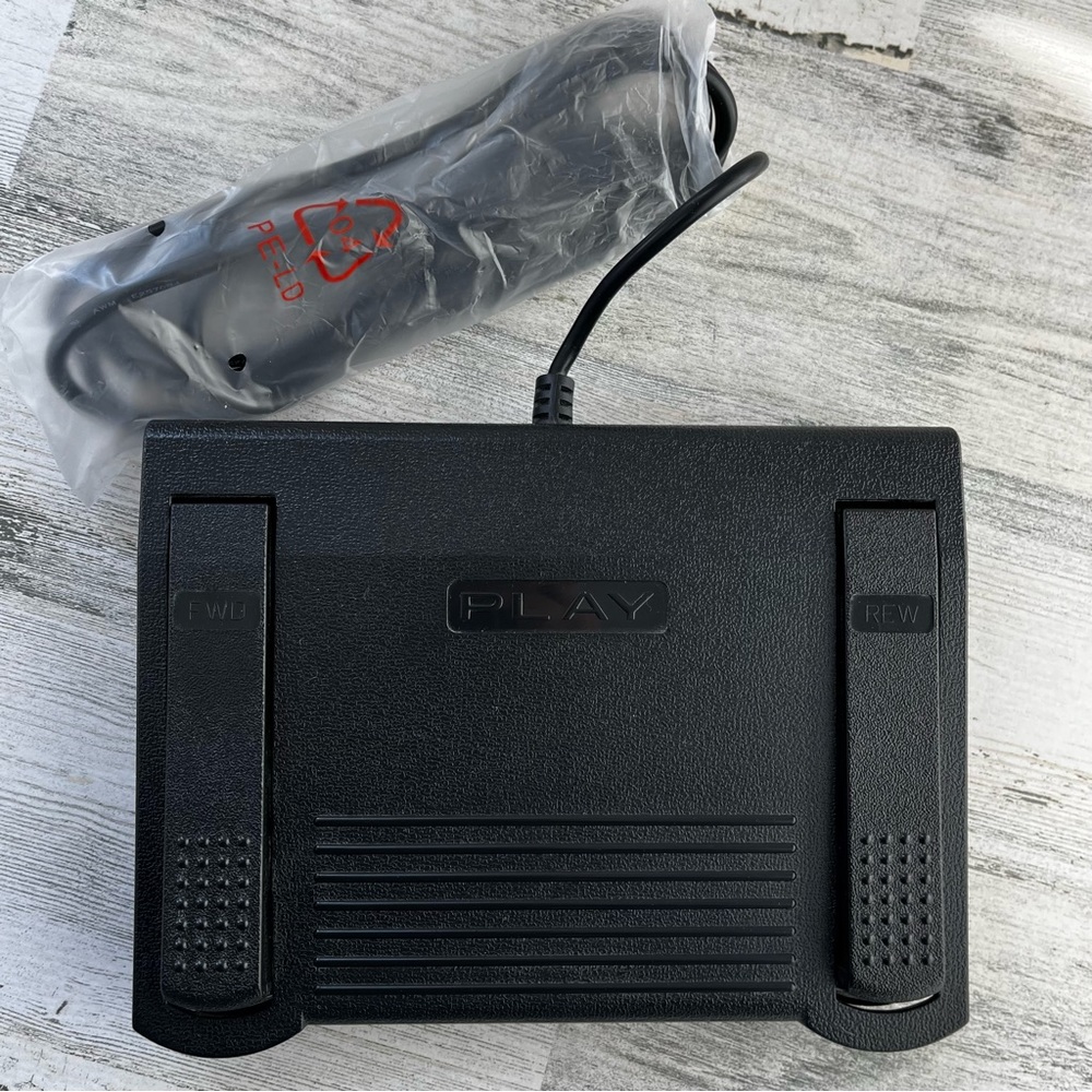 INFINITY IN-USB-1 Foot Control Pedal and SPECTRA USB Transcription Headset